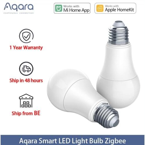 Aqara Smart LED Bulb Zigbee 9W E27 2700K-6500K White Color Smart Remote LED bulb Light for Xiaomi Smart Home Mihome HomeKit