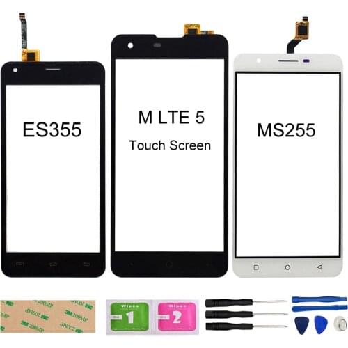 For DEXP Ixion M LTE 5 Touch Screen For DEXP Ixion ES355 MS255 Touch Screen Digitizer Glass Panel Sensor Front Glass Parts
