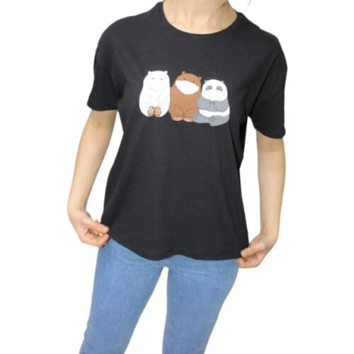 Bike Collar Three Masked T-Short-Black