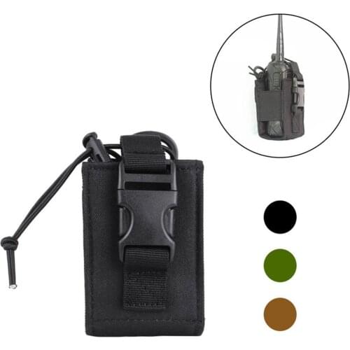 AIRSOFTA Military Airsoft Tactical Molle Radio Pouch Walkie Talkie Holder Bag Army Shooting Magazine Pouch Hunting Equipment