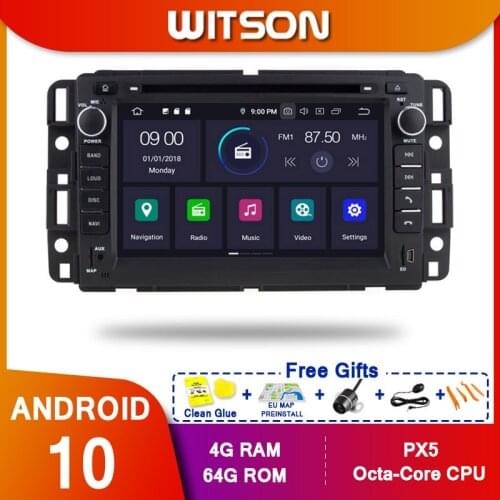 WITSON Android 10.0 Octa core(eight core) Car Dvd GPS Player For GMC YUKON/SUBURBAN/TAHOE/ACADIA 4G RAM 64G ROM IPS TOUCH SCREEN