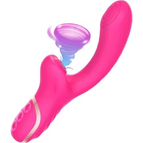 10 Frequency Women G-Spot Vibrator Sucking Massager Masturbating Stimulation USB Rechargeable Adult Sex Toy for Couples