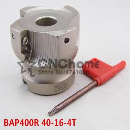 1pcs BAP 400R 40-16-4T 90 Degree Right Angle Shoulder Face Mill Head,CNC Milling Cutter, For APMT1604