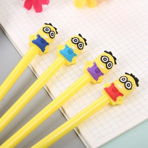 1 Pcs Creative Stationery Stereo Grandfather Neutral Pen Cartoon Cute Student Water Office Supplies Needle Tube Signature Pen