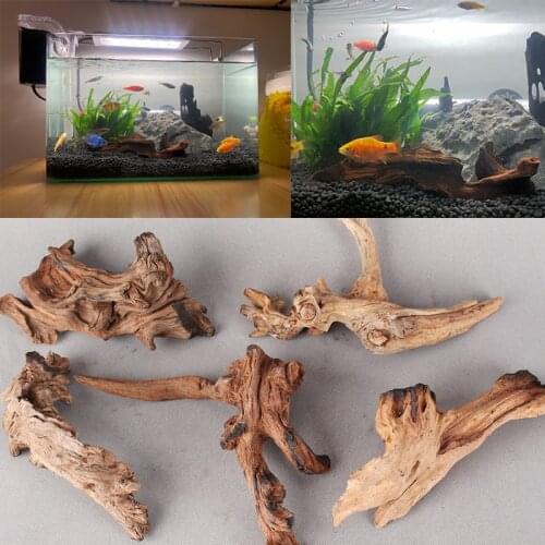 10/20CM Drift Wood Fish Tank Driftwood Natural Tree Coral wood Climber Reptile Lizard Cork Pet Decoration