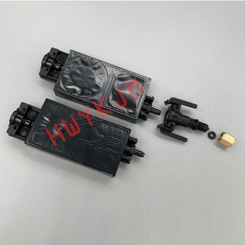 10pcs UV Ink Damper For Epson DX5 TX800 Solvent DX5 Ink Damper For Mimaki JV33 JV5 Dumper With Connector Copper Nut Compatible