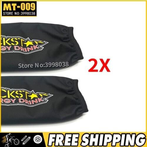 2Pcs Universal 260mm Rear Shock Absorber Suspension Protector Cover Motorcycle Dirt Pit Bike NEW