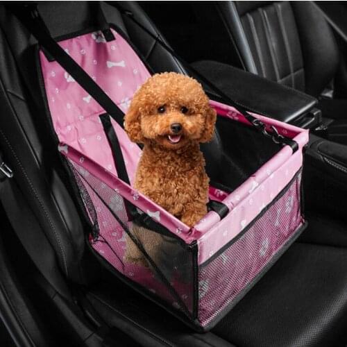 Pet car mat travel accessories mesh hanging bag foldable pet supplies waterproof dog blanket pet safety car seat bag