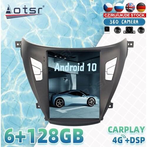 For Hyundai Elantra I30 Android Car Radio Player GPS Navigation 360 Panoramic Camera Auto Stereo Multimedia DSP Carplay 4G SIM