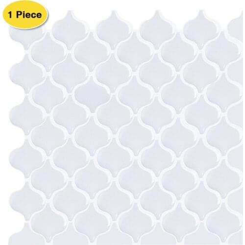 Erzaa Peel and Stick Backsplash Removable 3D Wall Sticker Wallpaper Tiles Kitchen Bathroom