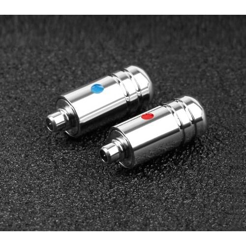 Aurora 1 Pair Earphone MMCX Pin Rhodium Plated Beryllium Copper Headset Plug For SE846 Wire Connector Audio Jack Adapter