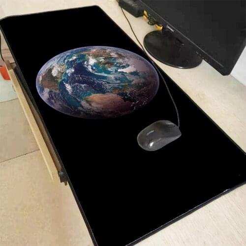 Earth RGB Gaming Mouse Pad Large Led Computer Gamer Mousepad Big Mouse Mat xxl Carpet For keyboard Desk Mat Mause with Backlight