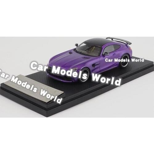 Diecast Car Model Almost Real A M G GT R 2017 1:43 (Purple) + SMALL GIFT