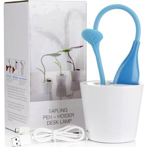 Petal table lamp USB charging dimming LED light student learning desk lamp decorative night light Drop shipping