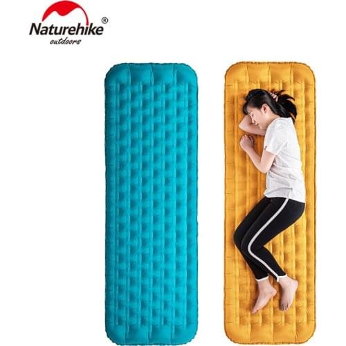 Naturehike 3D Side Wall Inflatable Sleeping Pad Nylon TPU Lightweight Portable Waterproof Camping Mattress NH20FCD02