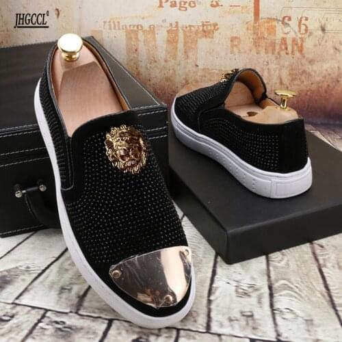 New scarpe uomo cuoio chaussures hommes en cuir luxe men loafer shoes mannen schoenen mens casual shoes A96