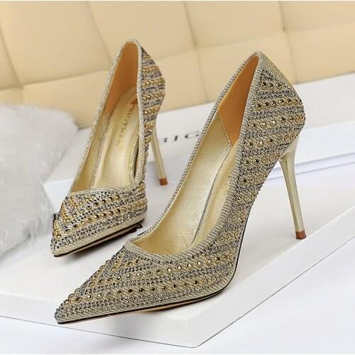 New High Quality Spring New Women Pumps High Heels Women Shoes Fashion Shoes Women Heels Party Stiletto Shoes
