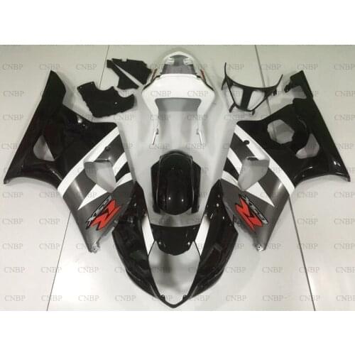 For Suzuki GSXR1000 2003 - 2004 K3 Fairings GSXR 1000 04 Body Kits GSXR1000 04 Black Grey White Fairing Kits