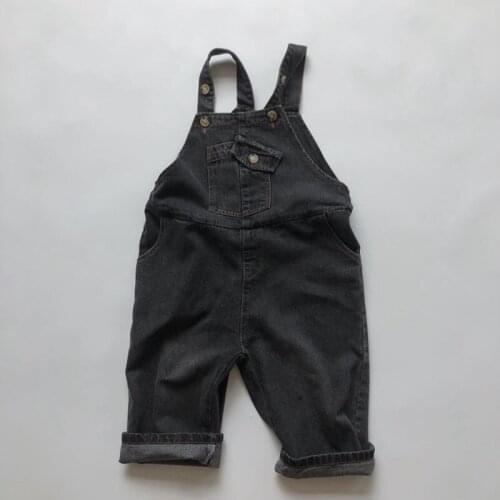 Boys Girls Cowboy Children Overalls Pants Kids Baby Pants Spring Autumn Loose Kids Pants For Boys Girls Casual Braces Pants