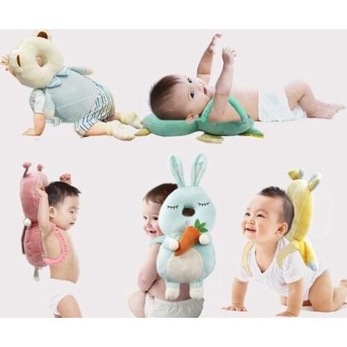 N84E Baby Head Protection Pad Pillow Newborn Neck Safe Cushion Breathable Headrest