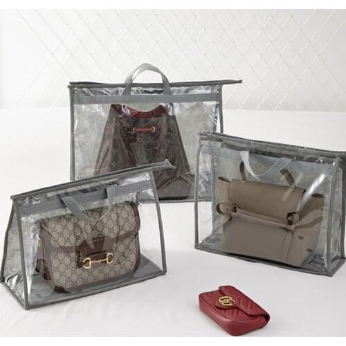 Suspend Dustproof Bag PVC Transparent Waterproof Storage Bag Breathable Clothing Storage Organizer 5 Sizes Are Optional