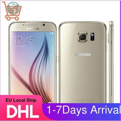 Original Unlocked Samsung Galaxy S6 G920F Mobile Phone 16MP Camera 32GB ROM Octa Core 5.1inch G920V G920P G920A4G LTE Smartphone