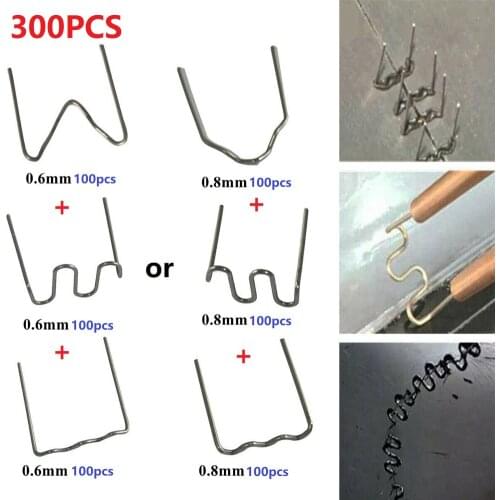 Welding Nail For Plastic Welder Pre-cut Corner Staple Flat Staples Stapler Soldering Machine Supplies For Car Bumper Plastic