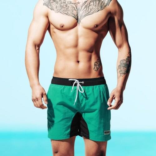 Loose Swimming Shorts For Men Swimwear Boxer Hot Swimsuit Beach Sport Swim Trunks Quick Drying Briefs Zwembroek Heren 4 Colors