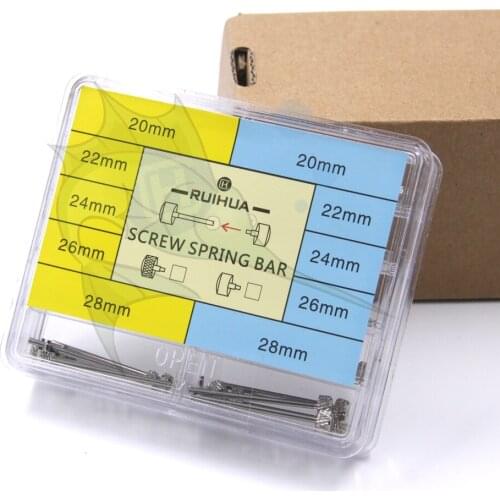 High End Watchband Link Bars Set Cloth Grain Cap Screws Ceramic Watchband 20mm 22mm 24mm 26mm 28mm Watches Parts for watchmakers