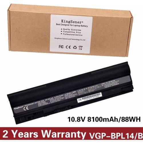 KingSener Japanese Cell New VGP-BPL14 Battery for SONY TT11 TT13 TT23 TT4S1 BPL14 VGP-BPL14/B VGP-BPS14/B VGP-BPS14/S 8100mAh