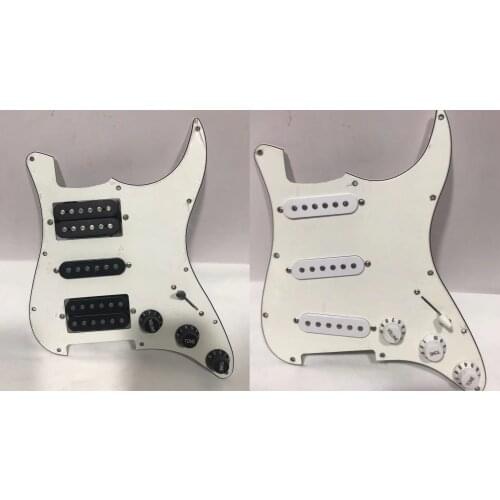 1 pcs of Electrick Guitar Prewired pickguard Alnico 5 SSS HSH Pickguard for Prewired Loaded Copy Wilkinson Coil Guitar Pickup