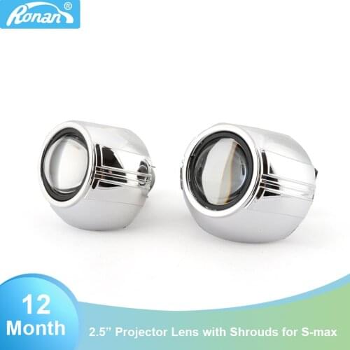 2.5inch Bi-xenon HID Projector H1 Lens headlight Max Shrouds car styling Retrofit H4 H7 Motorcycle Car Headlight