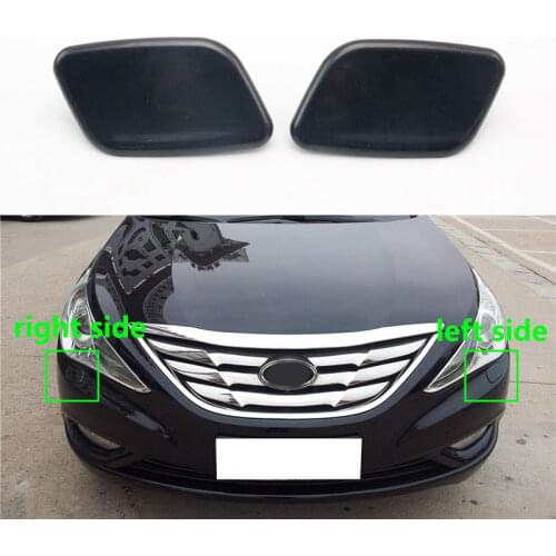2Pcs Front Bumper Headlight Headlamp Washer Spray Nozzle Jet Pump Cover Cap Lid For Hyundai I45 Sonata YF 2010 2011 2012 2013