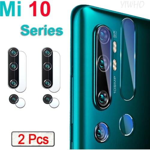 2 Pcs Xiomi Mi 10T Camera Len Protective Glass for Xiaomi Mi 10 Pro Note 10 Lite On The Xaomi Mi10t Ultra Note10 Safety Film