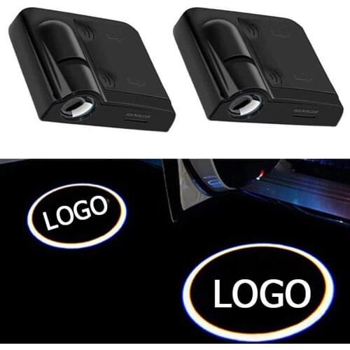 2X LED Car Door Welcome Light Projector Logo For Opel Insignia GSi Astra j Sedan Corsa Mokka Grandland Crossland X Zafira Meriva