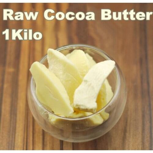 3.53oz Raw Cocoa Butter Base Oil Exquisite Natural ORGANIC Unrefined 1000g