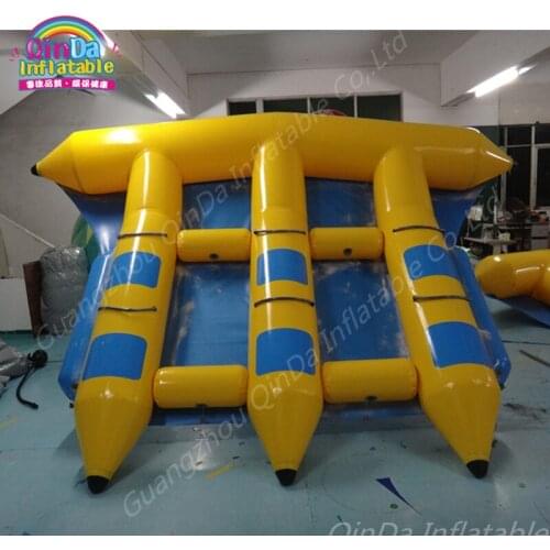 Free Air Pump With Inflatable Flying Fish Banana Boat,Inflatable Flying Fish Tube Towable,Inflatable Flying Fish Banana Boat