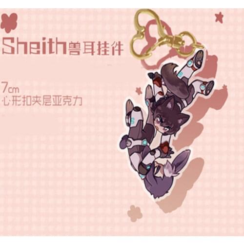 Anime Keychain Strap Voltron: Legendary Defender Keith Sheith Trinket Acrylic Key Ring Bag Charm Hanging Cute Gift 6cm