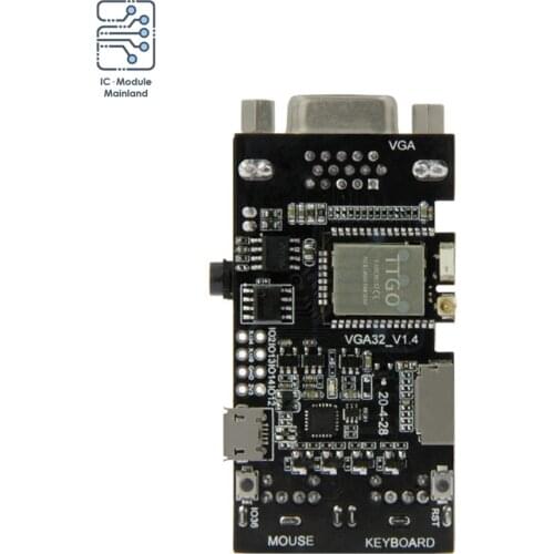 For TTGO VGA32-V1.4 Controller PS/2 Mouse and Keyboard Controller Graphics Library Game Engine and ANSI / VT Terminal For ESP32