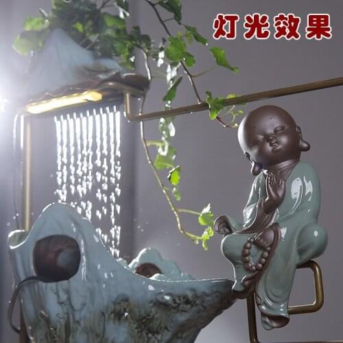 Zen creative home circulation water fountain porch ornaments