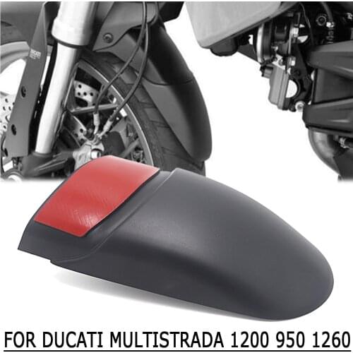 Non-Destructive Installation Motorcycle Fitting Front Fender Rear Extension Fender For DUCATI MULTISTRADA 1200 950 1260