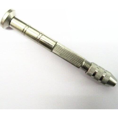 Hand drill head round head steel take child bit twist drill hand watch tool
