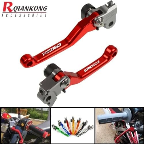 Motorcycle Dirt Bike Brake Clutch Levers CNC Aluminum Pivot Foldable handle levers FOR HONDA CRM 250 AR 1994-1998 1997 1996 1995