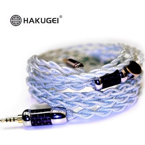 Copper silver alloy headset upgrade line MMCX 0.78MM A2DC