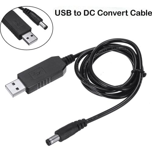 USB 5V to12V DC Converter Charging Cable Plug Step-up Power 1M High Quality USB Power Data Cables Boost Module Adapter