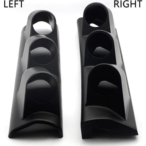 1PC Universal Car Gauge Pod Black 2" 52mm 3 Triple Hole Dash Gauge Holder ABS Automobile Meter Accessories Wholesale