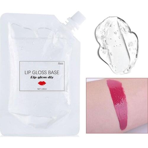 100ml Transparent Lip Gloss Base Oil DIY Lip Gloss Raw Material Gel For Lip Gloss Lipgloss Handmake Liquid Lipstick Wholesale