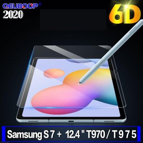 6D Tempered glass For 2020 Samsung Tab S7 Plus 12.4 for Samsung Galaxy TAB S7 12.4 S7+ SM-T970 T975 T976 Tablet Screen Protecto