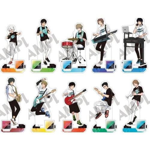 Anime World Trigger Kuga Yuma Mikumo Osamu Kazama Souya Acrylic Figure Stand Model Plate Desktop Decor Keychain Pendant Toys