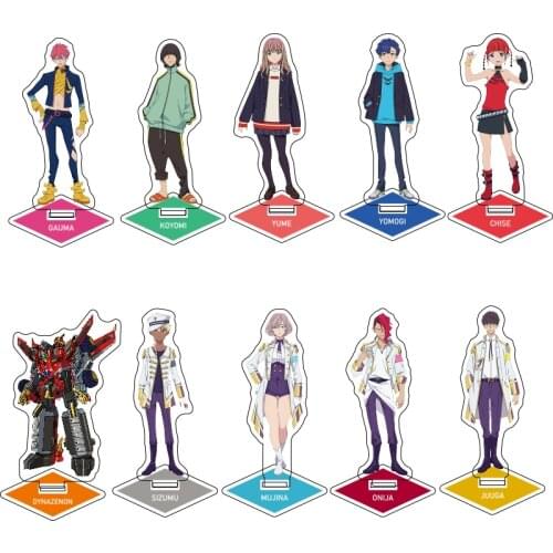 Anime SSSS.GRIDMAN Cartoon Acrylic Stand Figure Model Plate Desktop Toy Hibiki Yuta Shinjou Akane Takarada Rikka Yume Minami